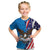 Scottish-American Heritage Month Personalized Kid T Shirt Highland Cow and USA-eagle