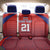 Costa Rica Football Custom Back Car Seat Cover Los Ticos Go Champions