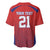 Costa Rica Football Custom Baseball Jersey Los Ticos Go Champions