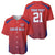 Costa Rica Football Custom Baseball Jersey Los Ticos Go Champions
