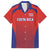 Costa Rica Football Custom Family Matching Puletasi and Hawaiian Shirt Los Ticos Go Champions