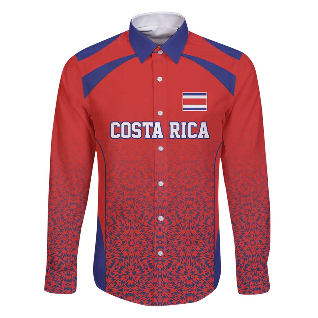 Costa Rica Football Custom Family Matching Puletasi and Hawaiian Shirt Los Ticos Go Champions