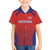 Costa Rica Football Custom Family Matching Puletasi and Hawaiian Shirt Los Ticos Go Champions
