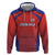 Costa Rica Football Custom Hoodie Los Ticos Go Champions