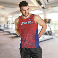 Costa Rica Football Custom Men Tank Top Los Ticos Go Champions