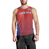 Costa Rica Football Custom Men Tank Top Los Ticos Go Champions