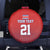 Costa Rica Football Custom Spare Tire Cover Los Ticos Go Champions