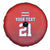 Costa Rica Football Custom Spare Tire Cover Los Ticos Go Champions