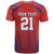 Costa Rica Football Custom T Shirt Los Ticos Go Champions