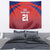Costa Rica Football Custom Tapestry Los Ticos Go Champions