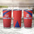 Costa Rica Football Custom Tumbler Cup Los Ticos Go Champions