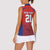 Costa Rica Football Custom Women Sleeveless Polo Shirt Los Ticos Go Champions