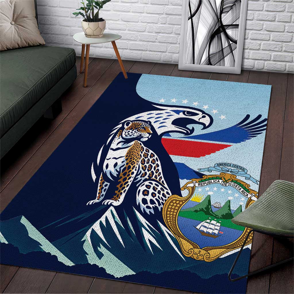 Costa Rica Jaguar Guaria Morada Area Rug