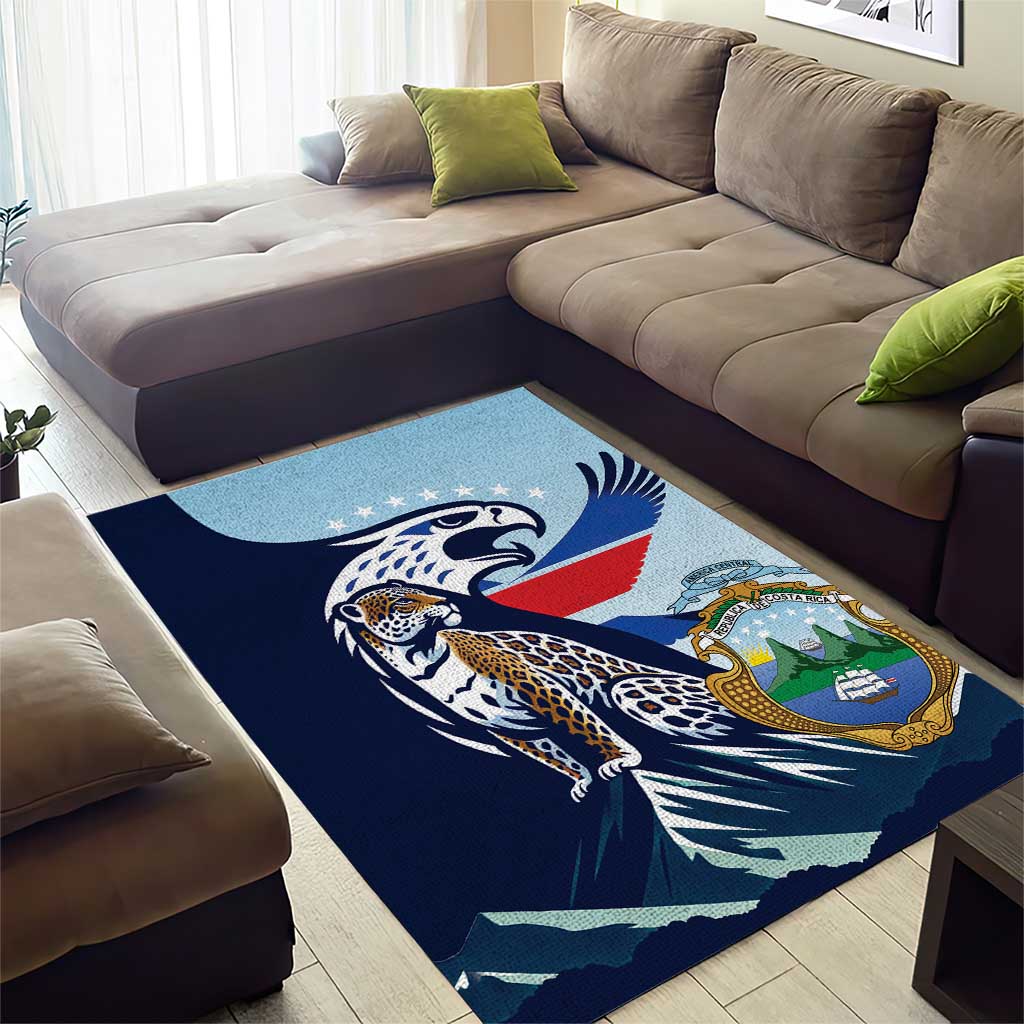 Costa Rica Jaguar Guaria Morada Area Rug