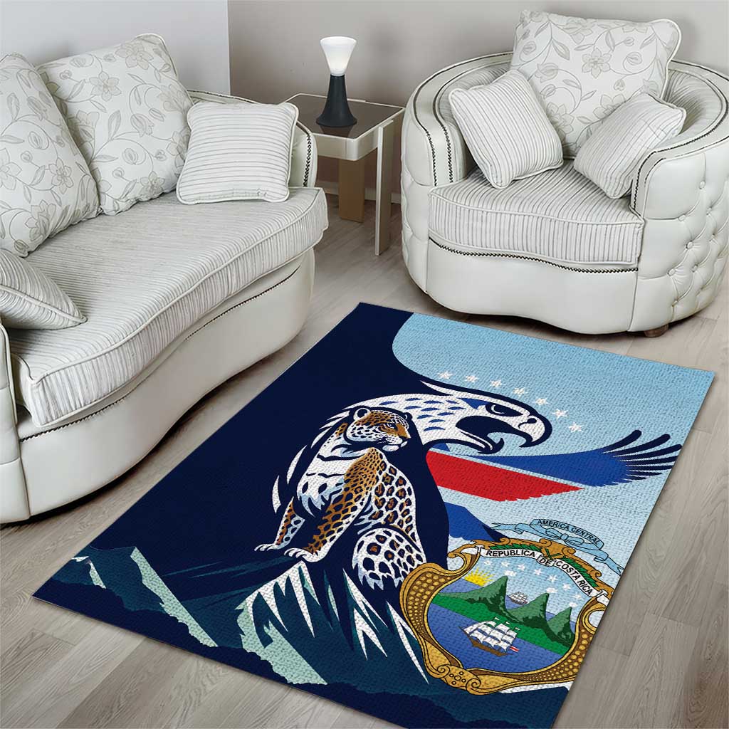 Costa Rica Jaguar Guaria Morada Area Rug