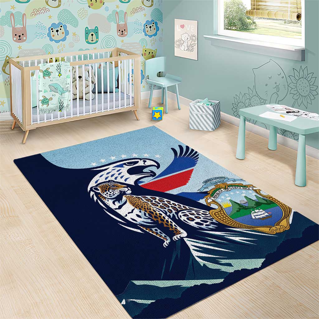 Costa Rica Jaguar Guaria Morada Area Rug
