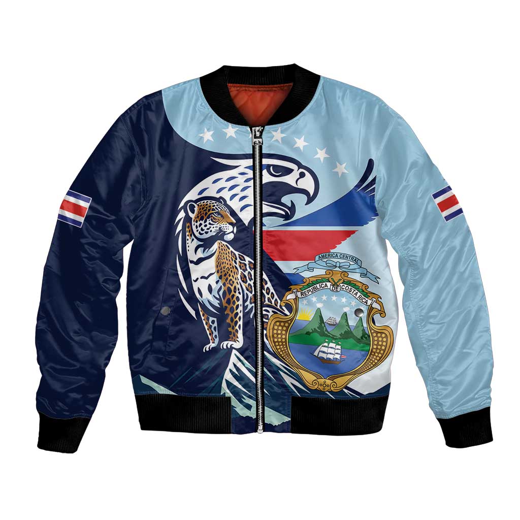 Costa Rica Jaguar Guaria Morada Bomber Jacket