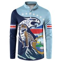 Costa Rica Jaguar Guaria Morada Button Sweatshirt