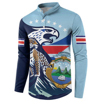 Costa Rica Jaguar Guaria Morada Button Sweatshirt