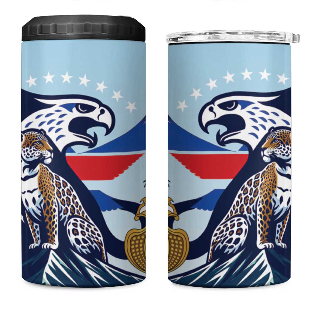 Costa Rica Jaguar Guaria Morada 4 in 1 Can Cooler Tumbler