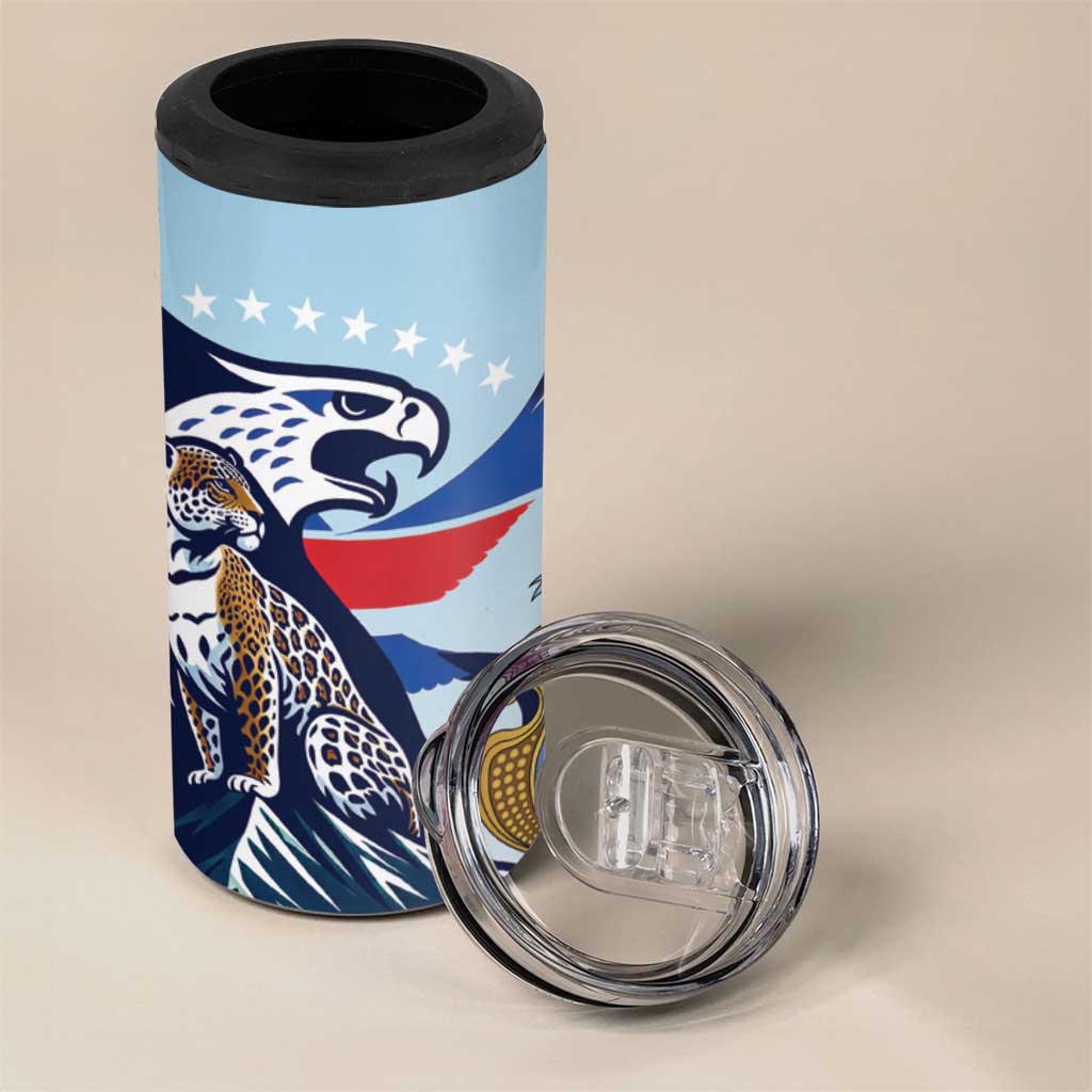 Costa Rica Jaguar Guaria Morada 4 in 1 Can Cooler Tumbler