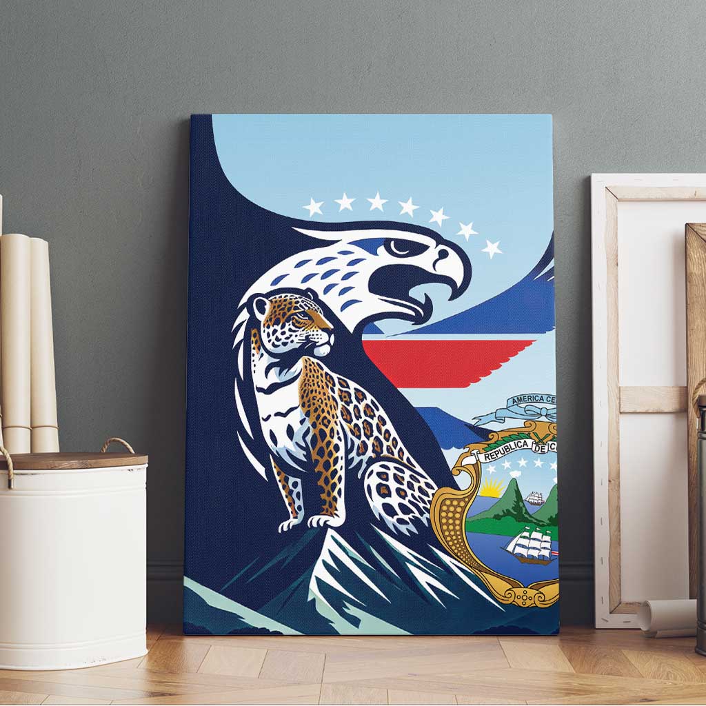 Costa Rica Jaguar Guaria Morada Canvas Wall Art