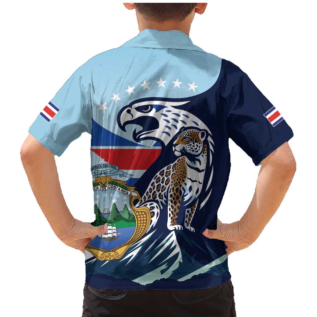 Costa Rica Jaguar Guaria Morada Family Matching Mermaid Dress and Hawaiian Shirt