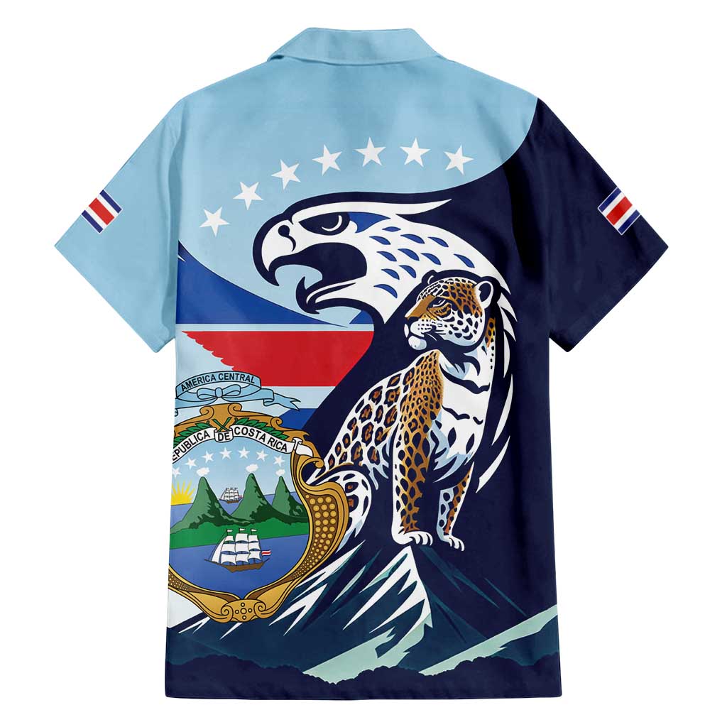 Costa Rica Jaguar Guaria Morada Family Matching Puletasi and Hawaiian Shirt