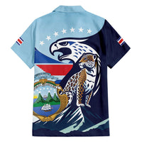 Costa Rica Jaguar Guaria Morada Family Matching Puletasi and Hawaiian Shirt