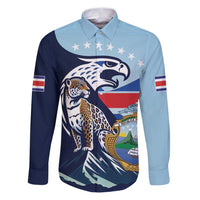 Costa Rica Jaguar Guaria Morada Family Matching Puletasi and Hawaiian Shirt
