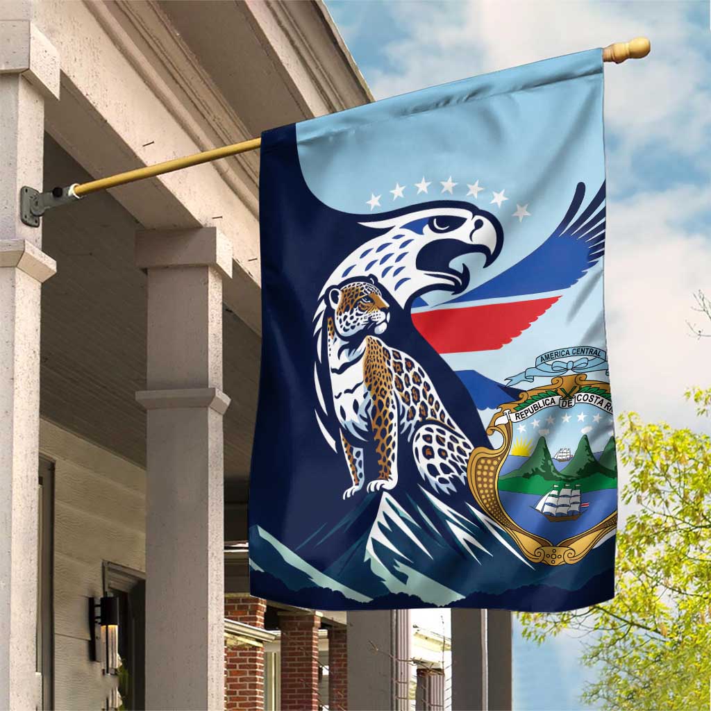 Costa Rica Jaguar Guaria Morada Garden Flag