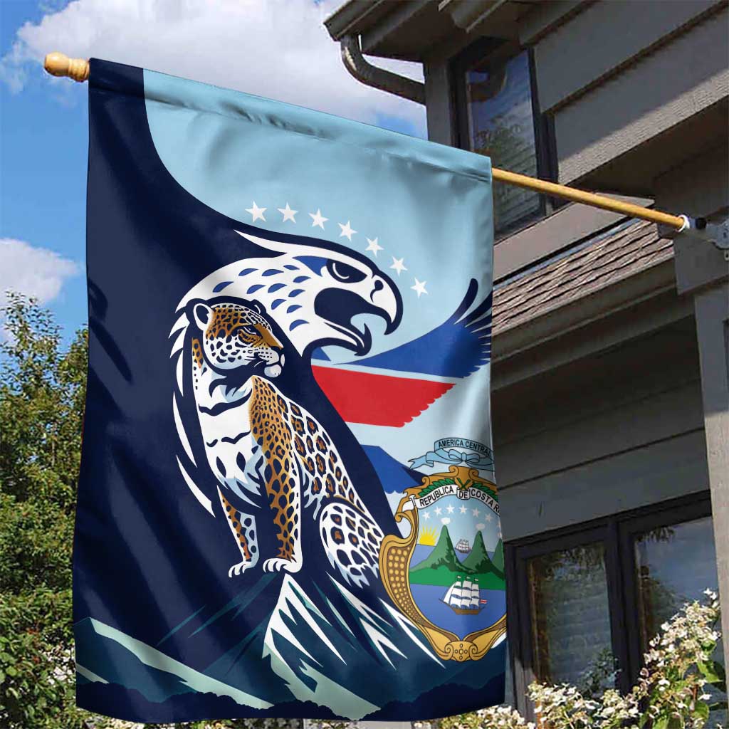 Costa Rica Jaguar Guaria Morada Garden Flag