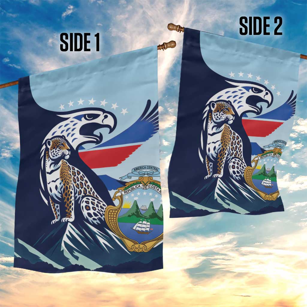 Costa Rica Jaguar Guaria Morada Garden Flag
