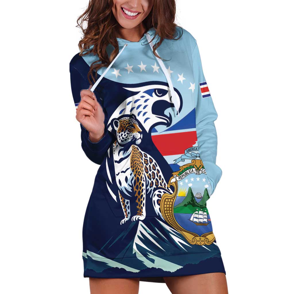 Costa Rica Jaguar Guaria Morada Hoodie Dress