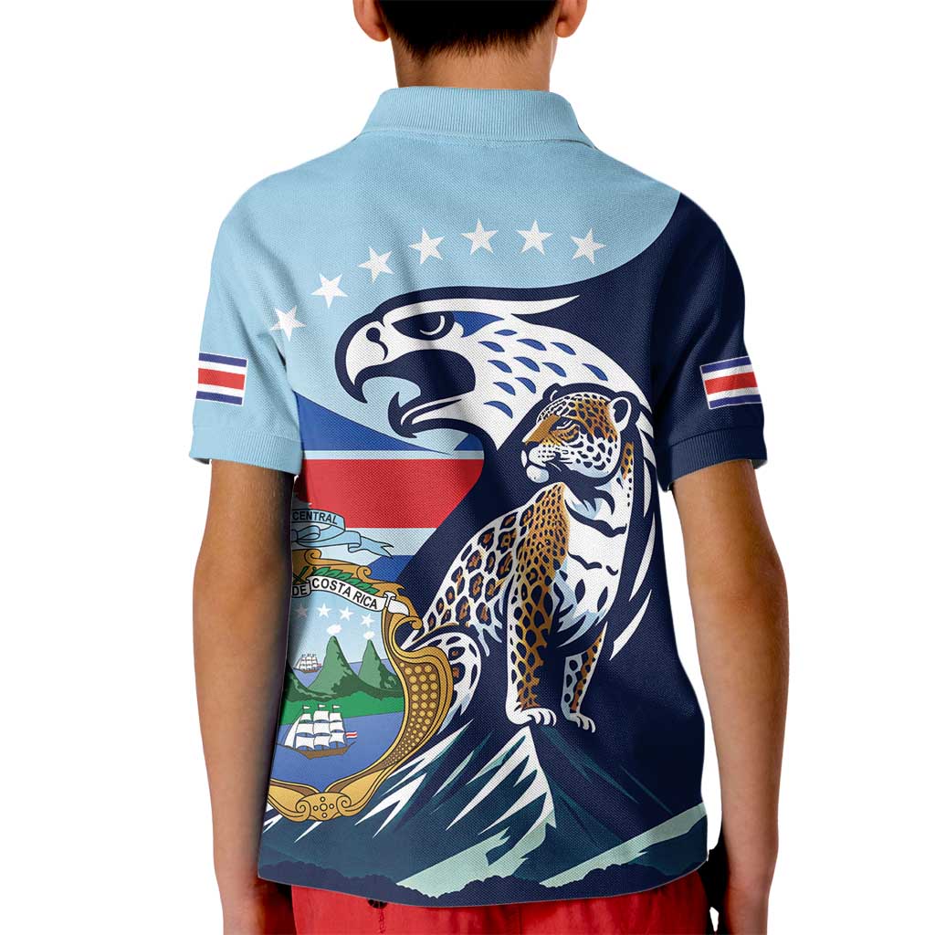 Costa Rica Jaguar Guaria Morada Kid Polo Shirt