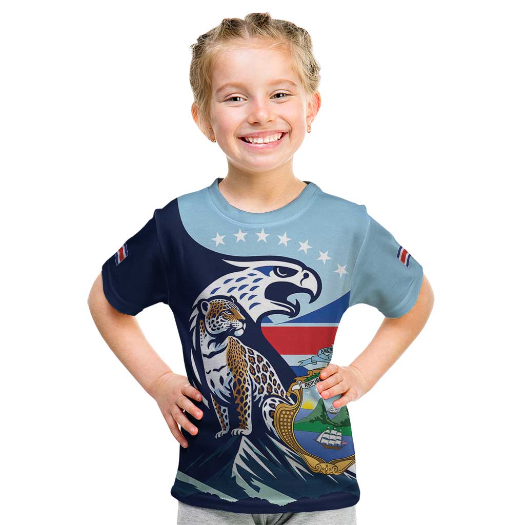 Costa Rica Jaguar Guaria Morada Kid T Shirt
