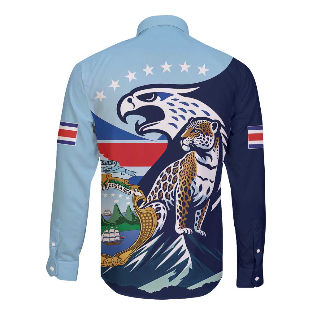 Costa Rica Jaguar Guaria Morada Long Sleeve Button Shirt