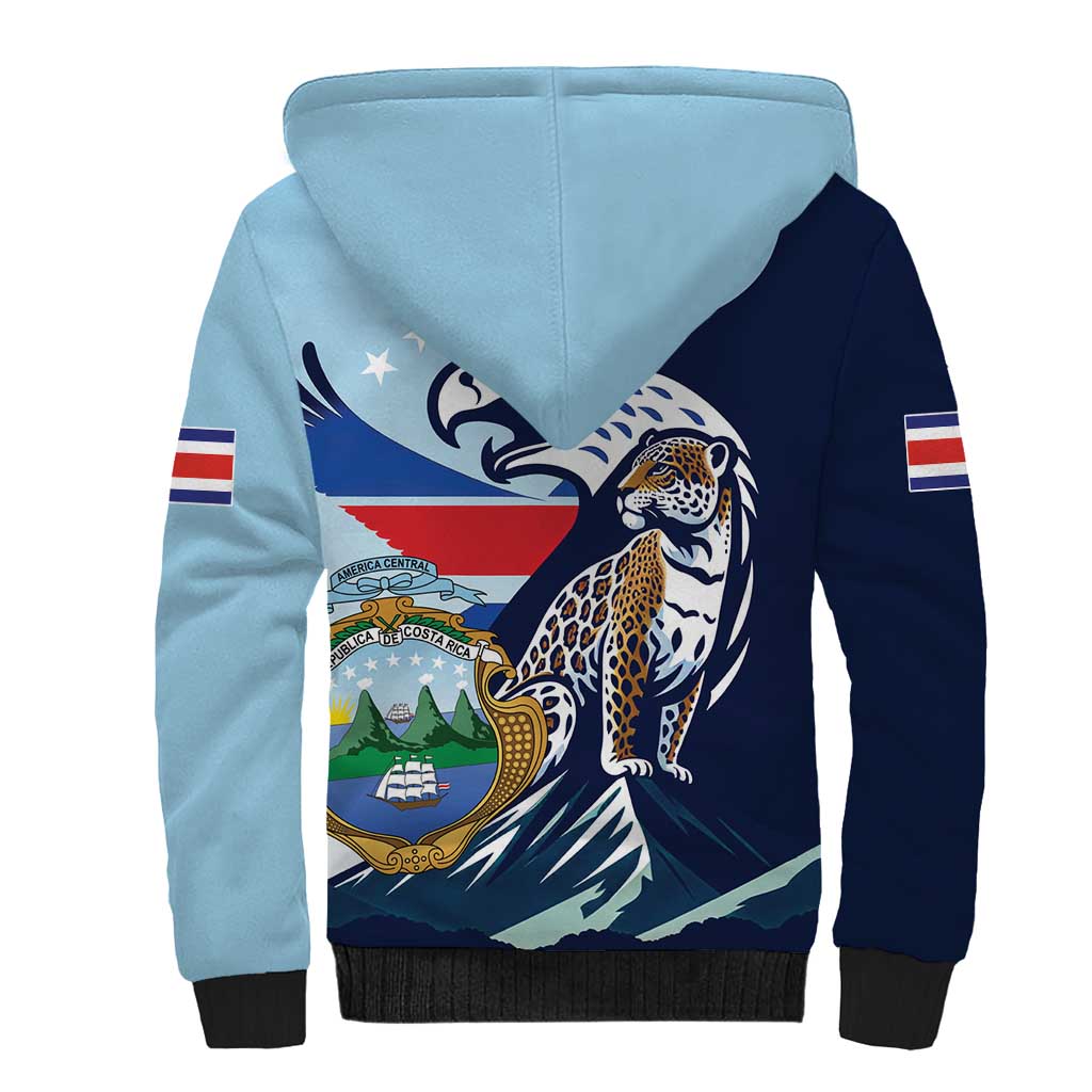 Costa Rica Jaguar Guaria Morada Sherpa Hoodie