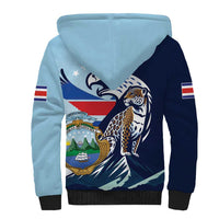 Costa Rica Jaguar Guaria Morada Sherpa Hoodie