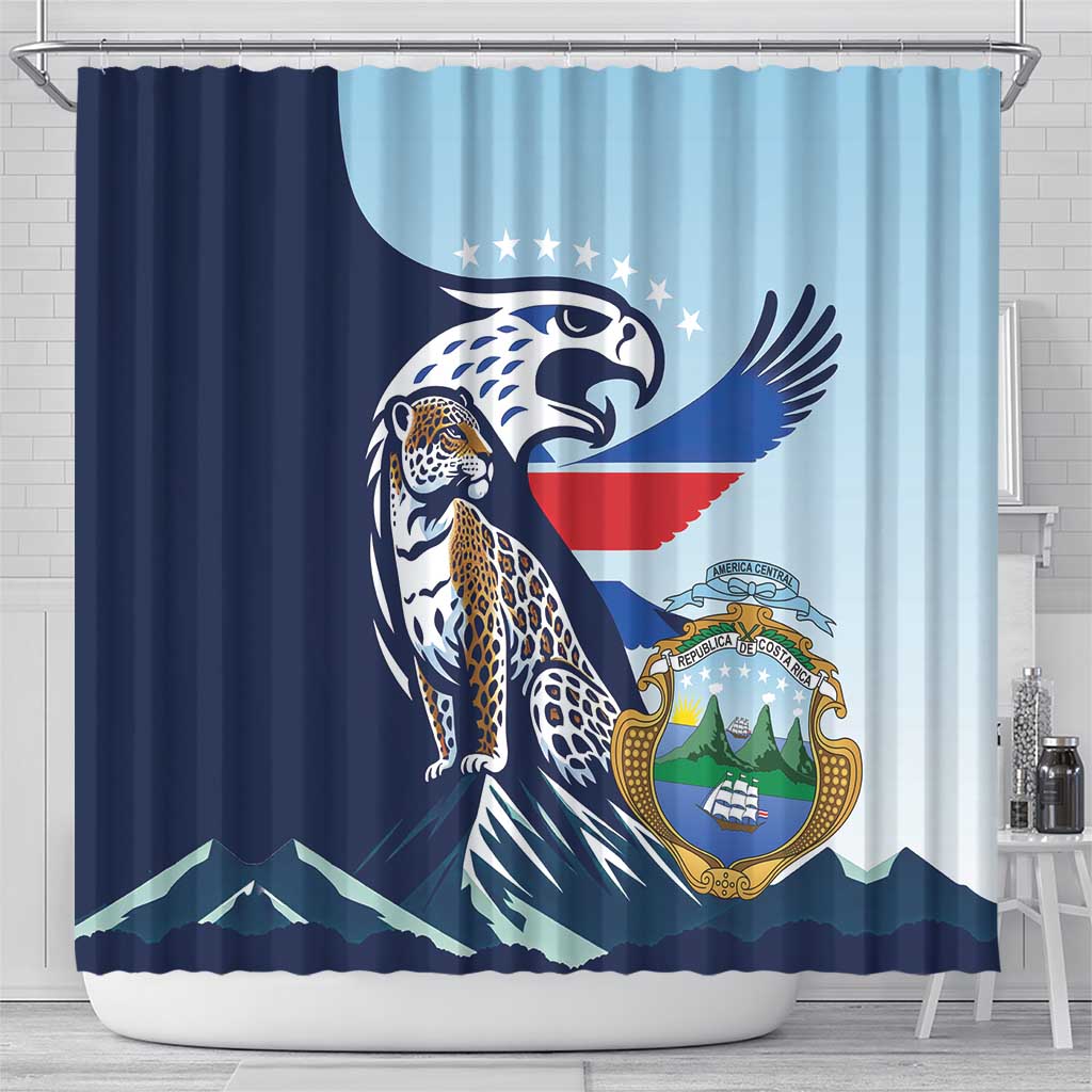 Costa Rica Jaguar Guaria Morada Shower Curtain
