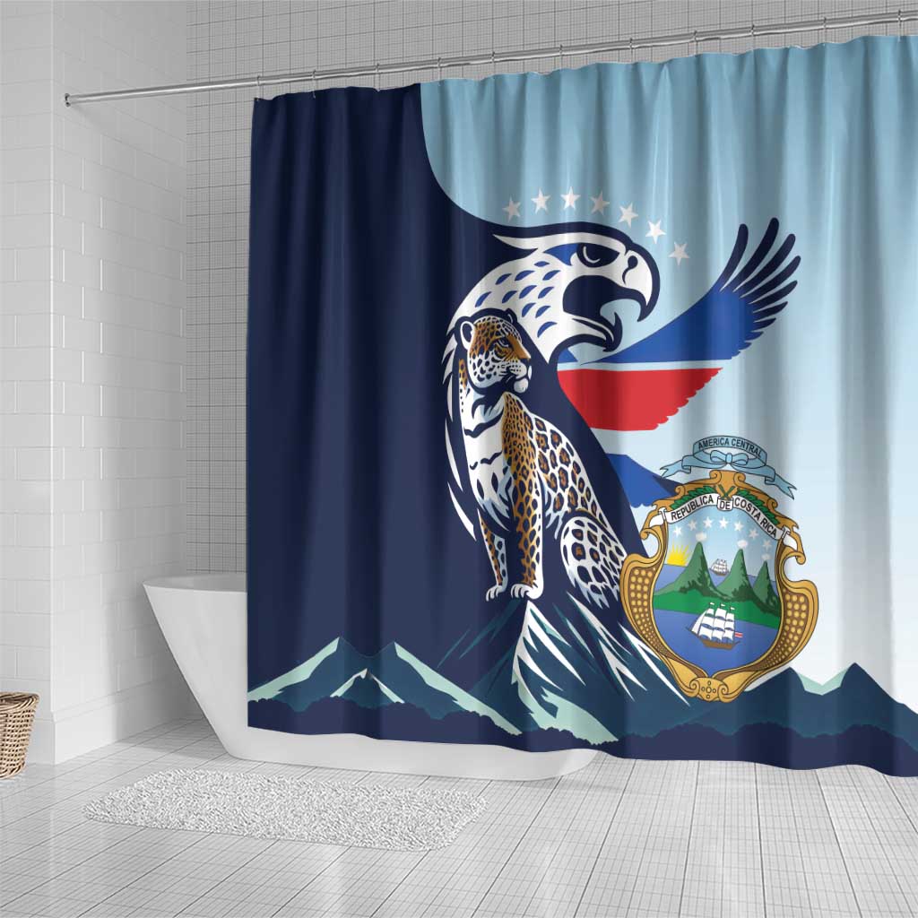 Costa Rica Jaguar Guaria Morada Shower Curtain