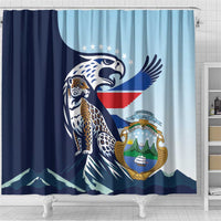 Costa Rica Jaguar Guaria Morada Shower Curtain