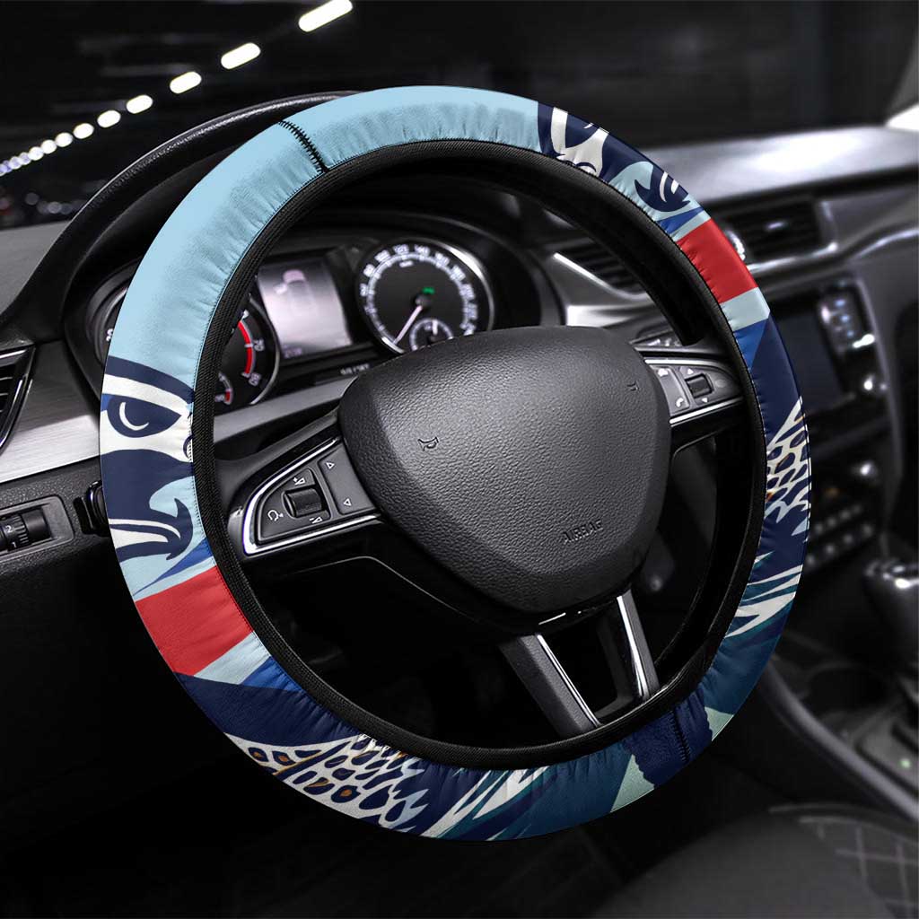 Costa Rica Jaguar Guaria Morada Steering Wheel Cover