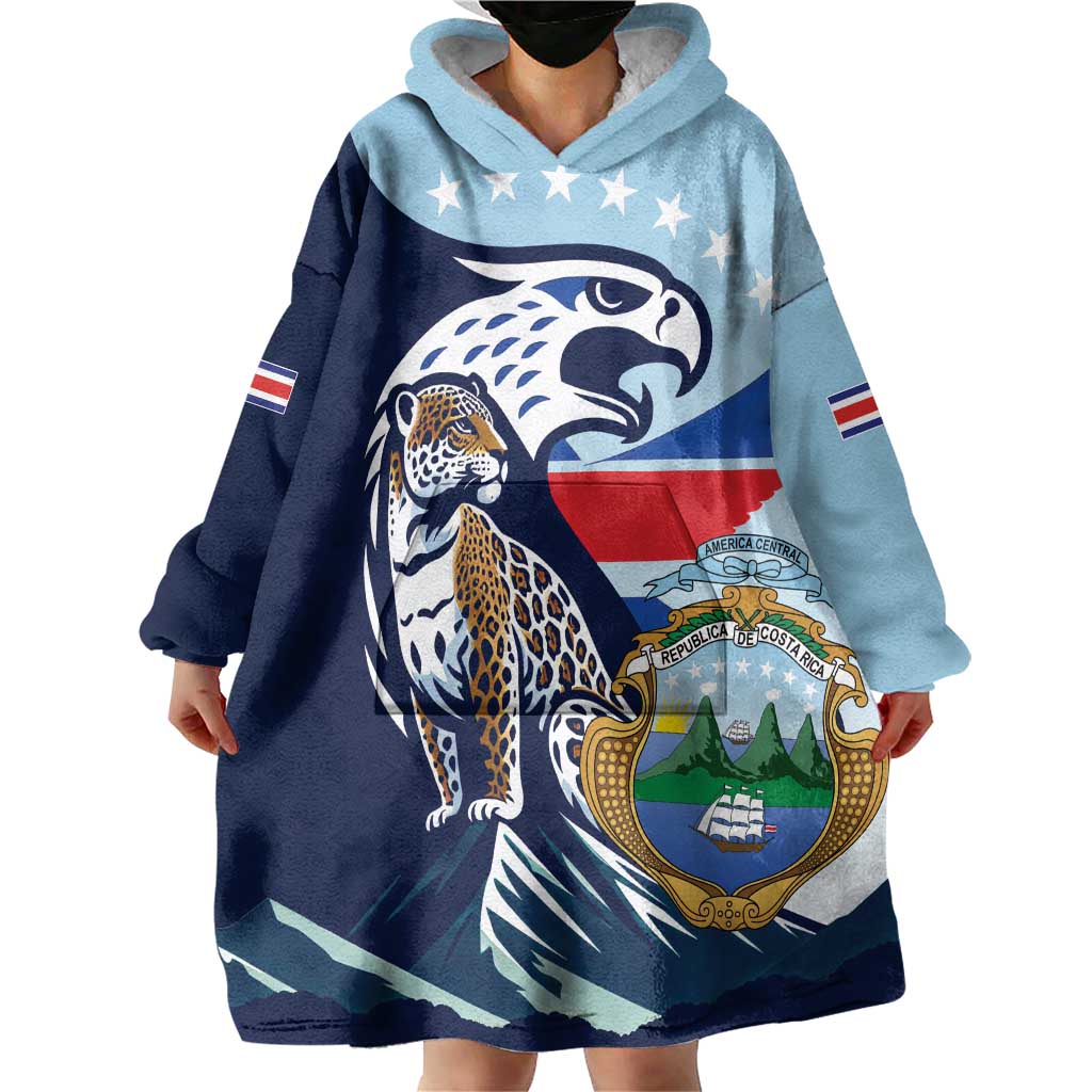 Costa Rica Jaguar Guaria Morada Wearable Blanket Hoodie