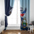 Costa Rica Jaguar Guaria Morada Window Curtain