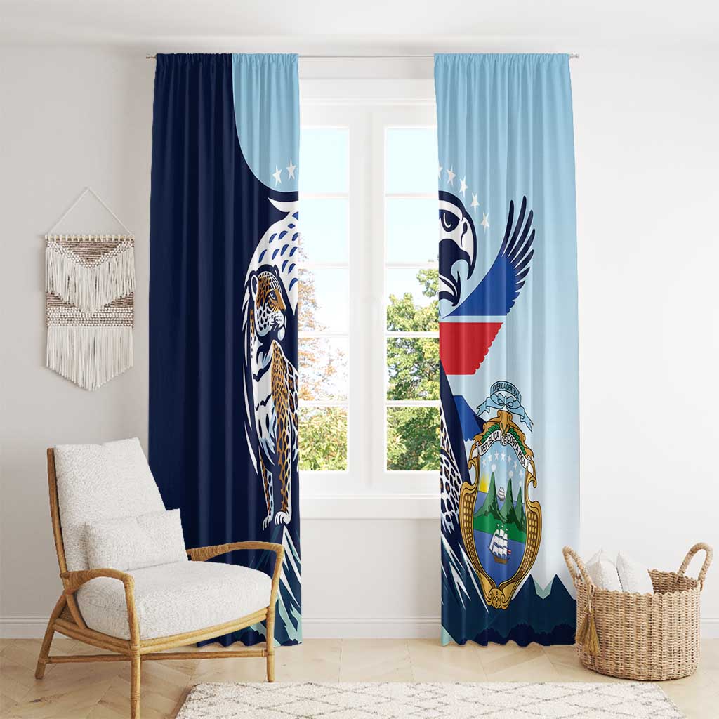 Costa Rica Jaguar Guaria Morada Window Curtain
