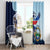 Costa Rica Jaguar Guaria Morada Window Curtain