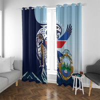 Costa Rica Jaguar Guaria Morada Window Curtain