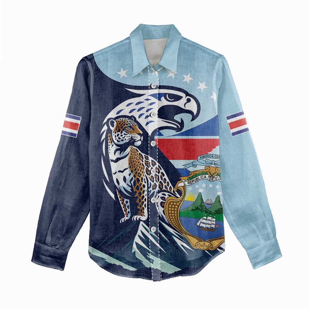 Costa Rica Jaguar Guaria Morada Women Casual Shirt