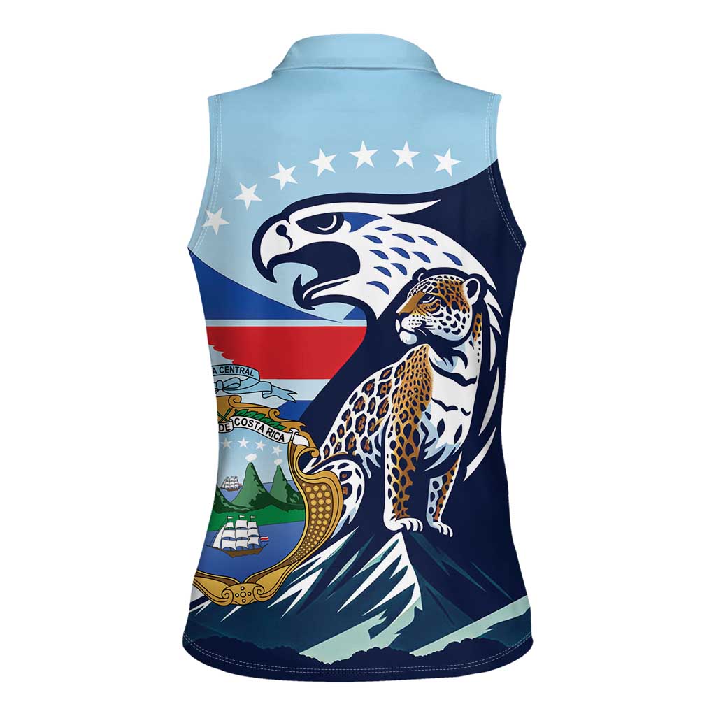 Costa Rica Jaguar Guaria Morada Women Sleeveless Polo Shirt